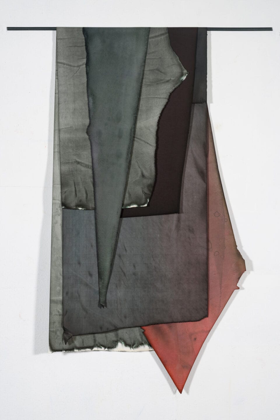 Superposer 25, encre sur papier, 36x89, 2023