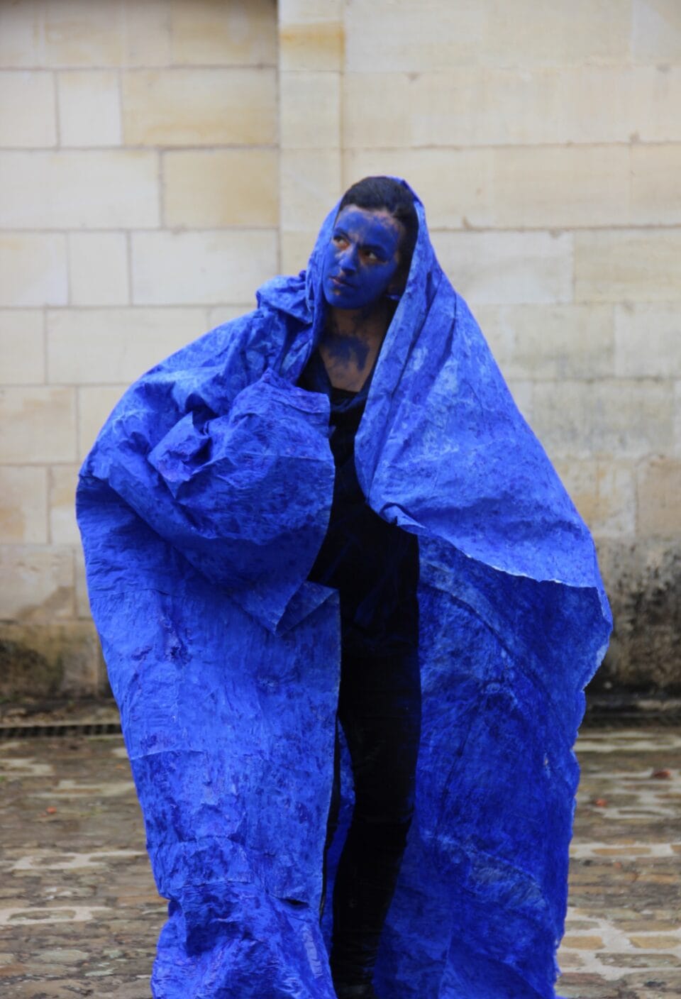 Il y a une grande quantite de bleu pour dire le bleu 2015 Musee de lhospice Saint Roch © Zang Wang