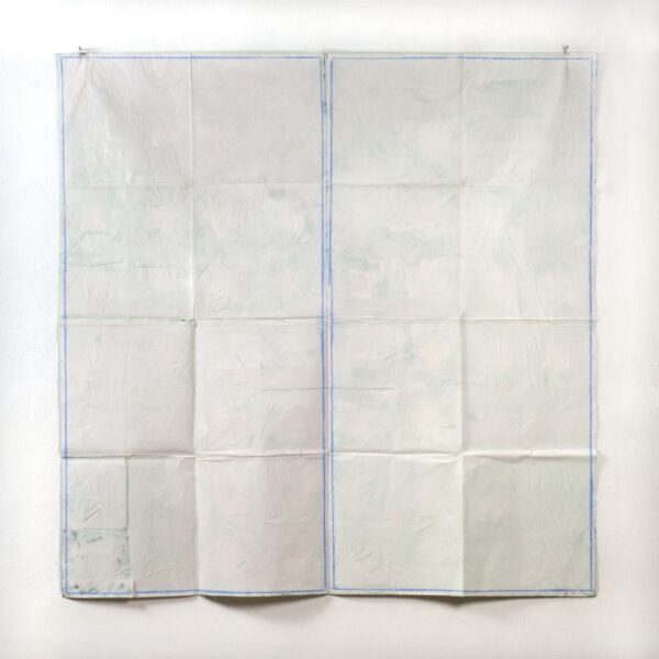 Ronde 1 1 encre pigment et pastel sur papier 138x140 cm