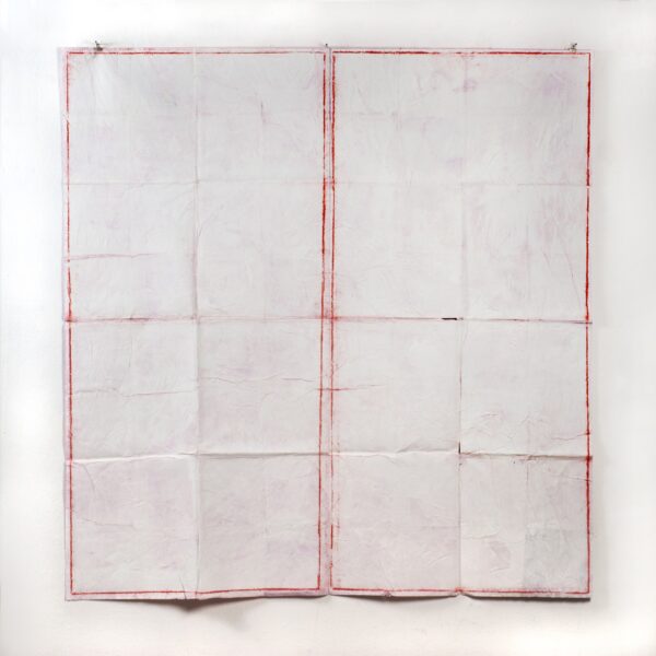 Ronde 1 2 encre pigment et pastel sur papier 138x140 cm